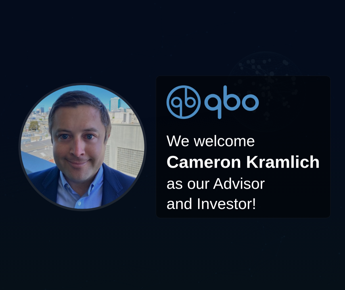 Cameron Kramlich joins QBO as Advisor and Investor