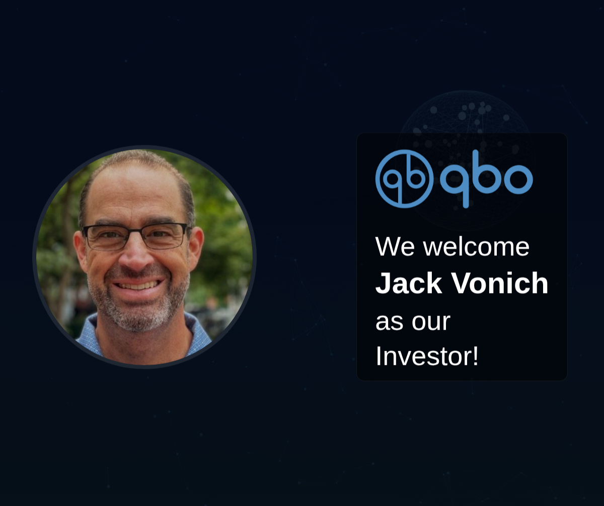 Jack Vonich joins QBO as Investor